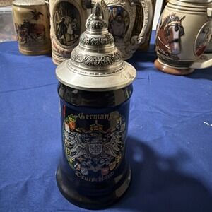 King-Werk collectible German  stein German eagle crest and the word "Deutschland